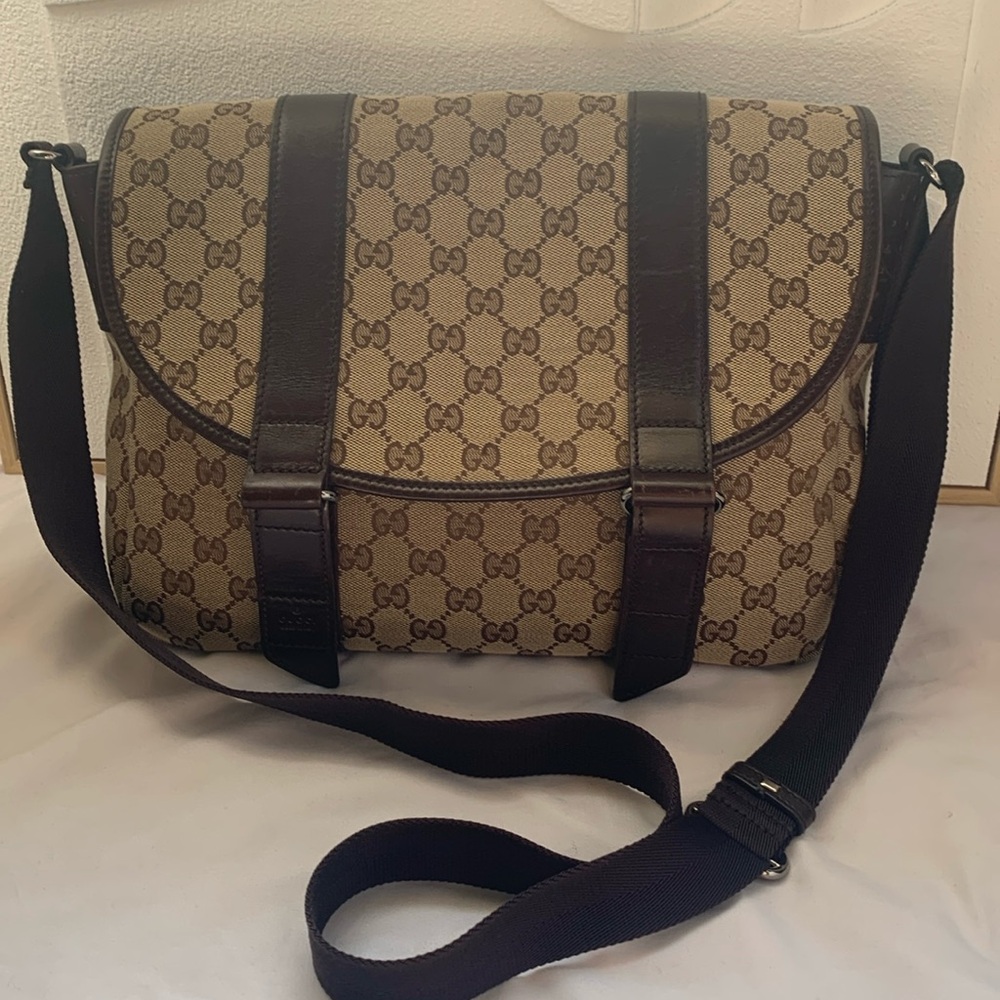 Gucci Monogram Messenger Bag